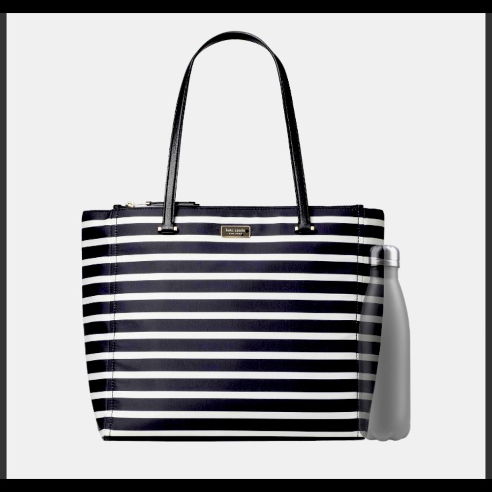 Kate Spade  dawn sailing strip tote